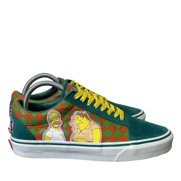 The Simpsons x Vans Old Skool Moe's Tavern Sneakers Men's Size 8 Women's 9.5